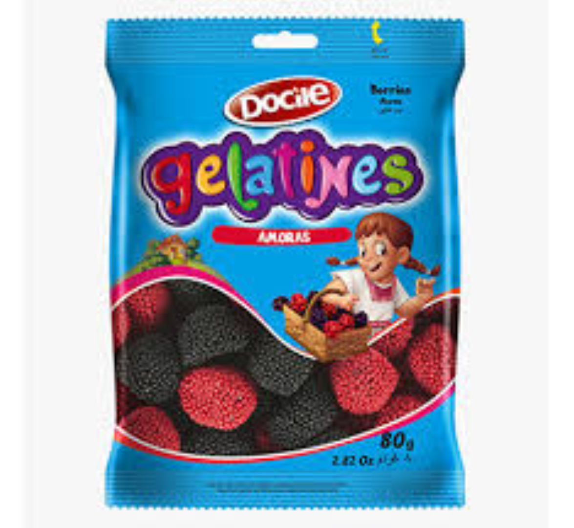 DOCILE GELATINE BERRIES 80G